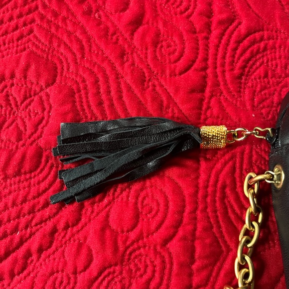 L.J.S. COLLECTION NWOT Square Quilted Faux Leather Crossbody Bag in Black Color - Picture 15 of 15